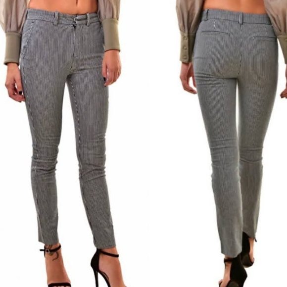 J Brand Pants - J Brand High Rise Conductor Skinny Trouser Pant 10